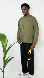 Load image into Gallery viewer, Longsleeve Olive